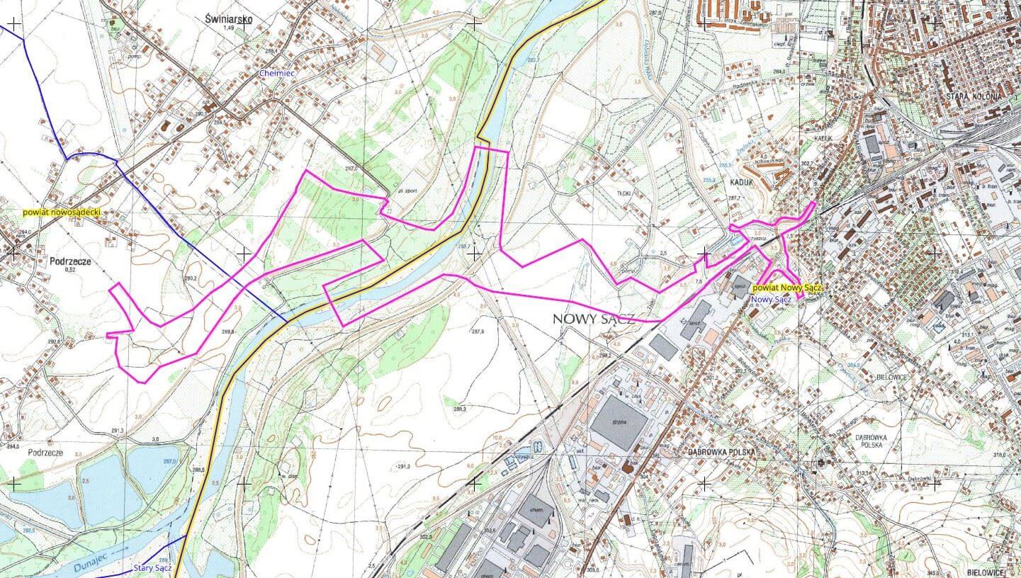 Nowy Sącz_TOPO